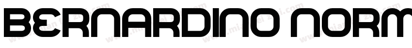 Bernardino Normal字体转换